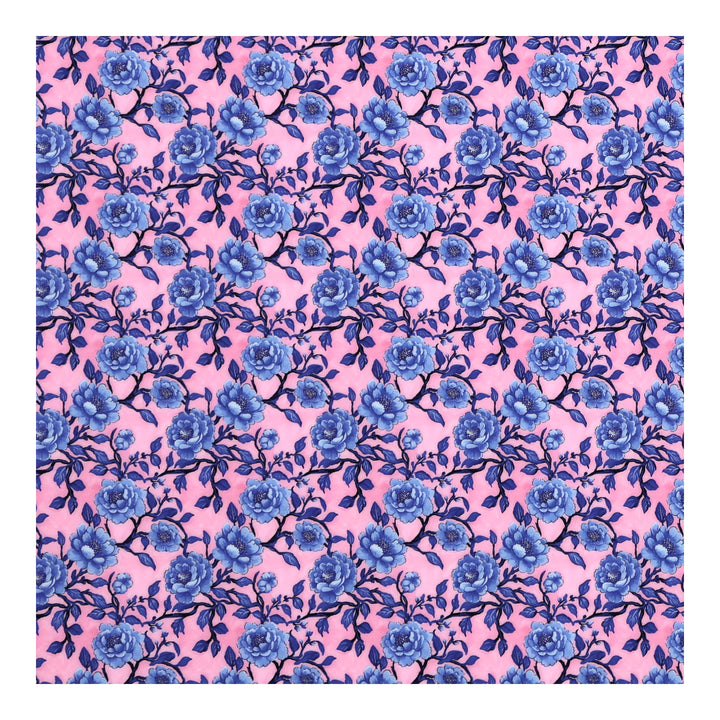 PatternPly® Full Coverage Pink and Blue Garden