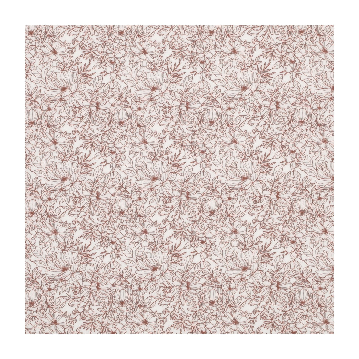 PatternPly® Full Coverage Soft Clay Peaceful Garden sheet showing the pattern