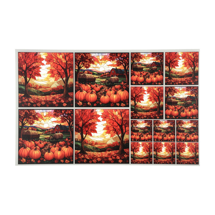 PatternPly® Transparent Autumn Hills 3 sizes