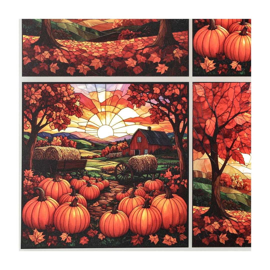 PatternPly® Transparent Autumn Hills 3 sizes