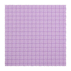 PatternPly® Full Coverage Spring Lavender Geo Squares sheet showing the pattern