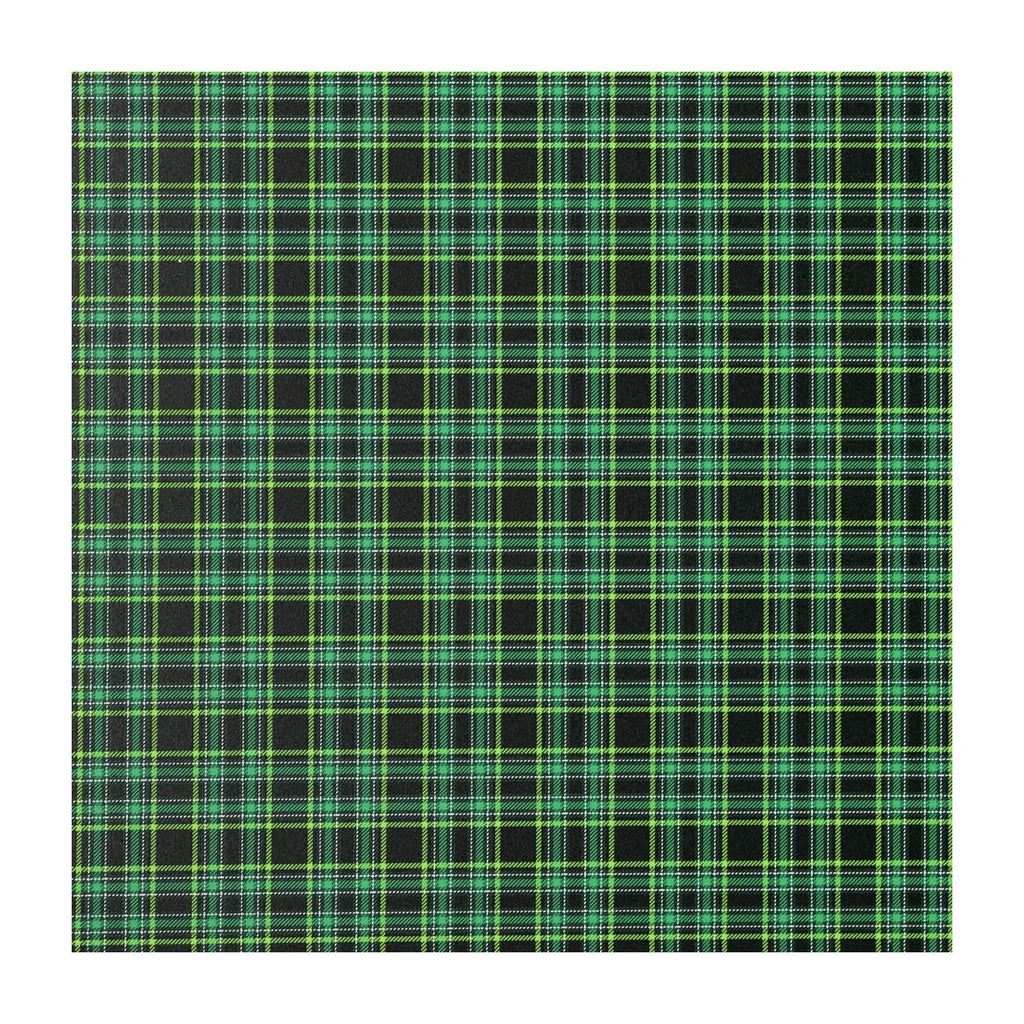 PatternPly® Full Coverage Irish Tartan Plaid sheet showing the pattern