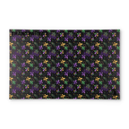 PatternPly® Transparent Mardi Gras Masquerade Large sheet showing the pattern