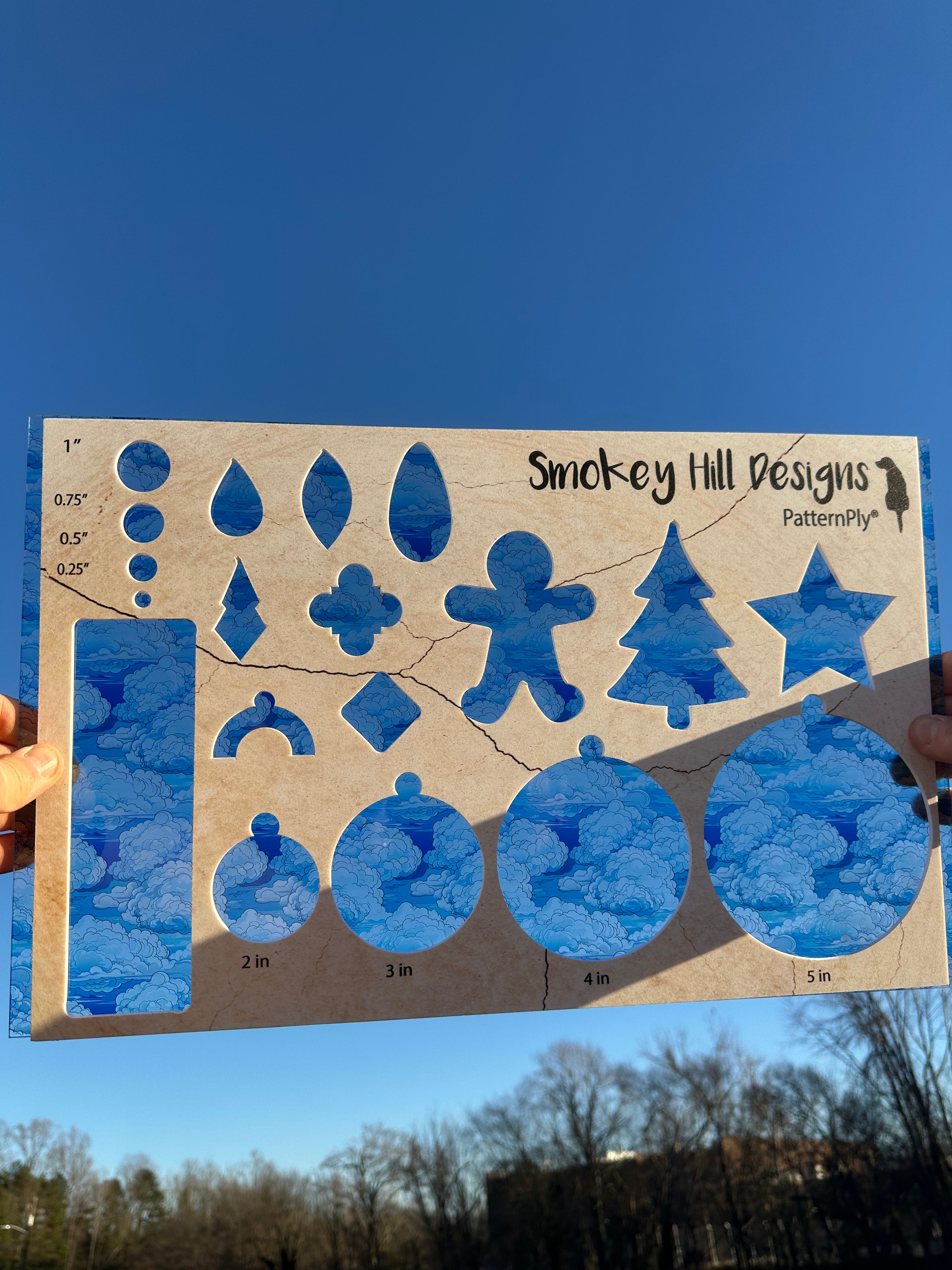 PatternPly® Transparent Stained Glass Clouds product photo 2