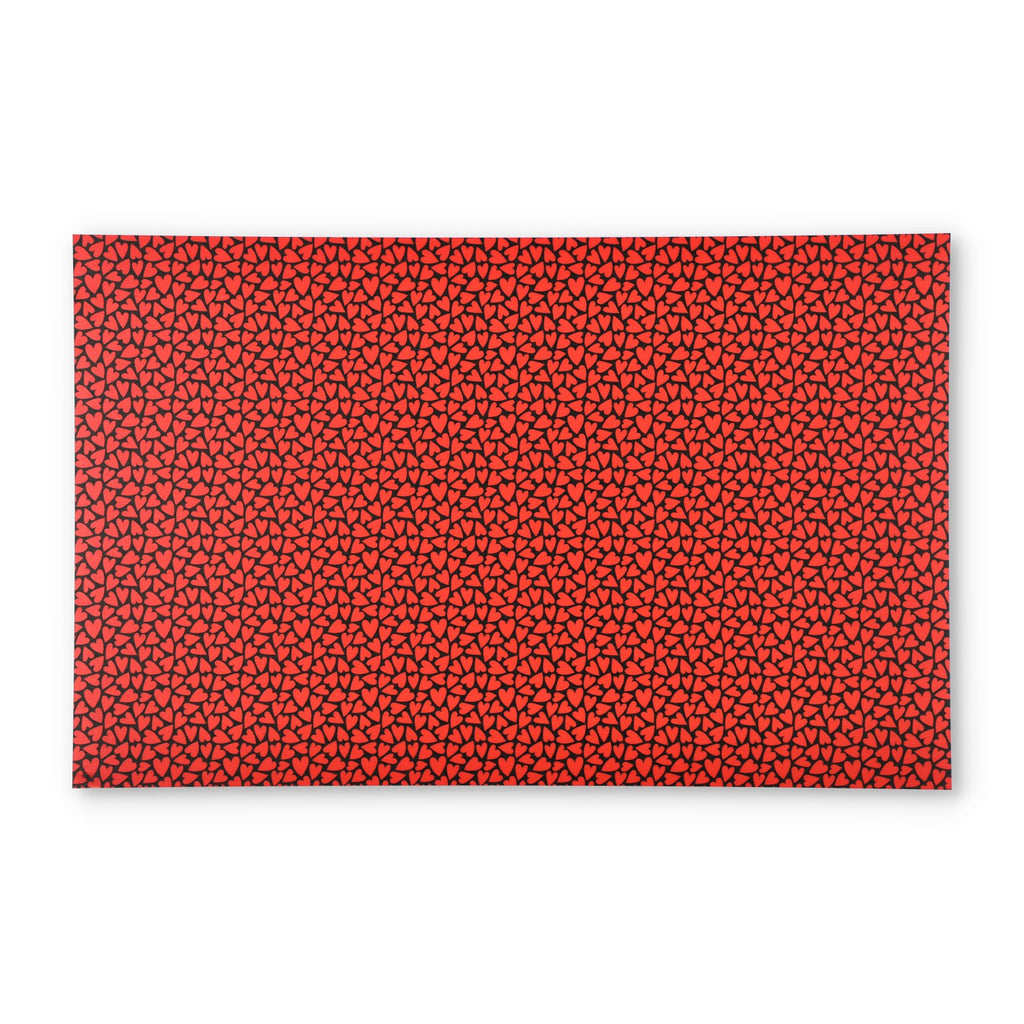 PatternPly® Full Coverage Red and Black Hearts product photo 2