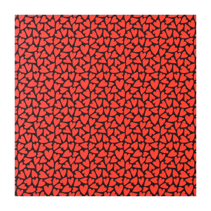 PatternPly® Full Coverage Red and Black Hearts
