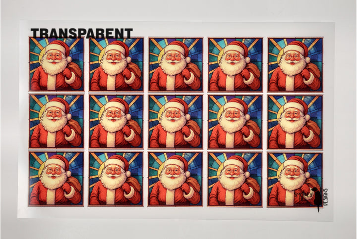 PatternPly® Transparent Santa Claus Small