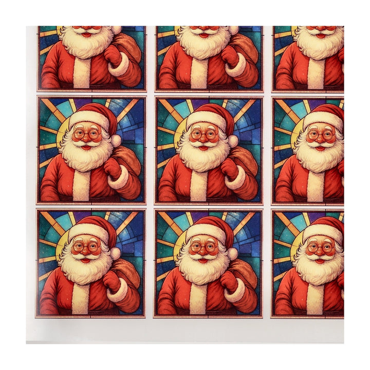 PatternPly® Transparent Santa Claus Small