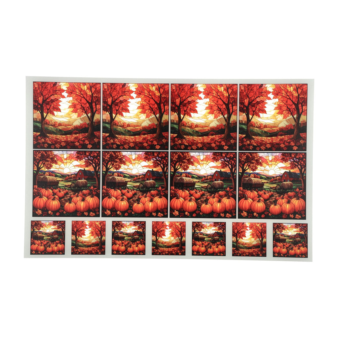 PatternPly® Transparent Autumn Hills 2 sizes