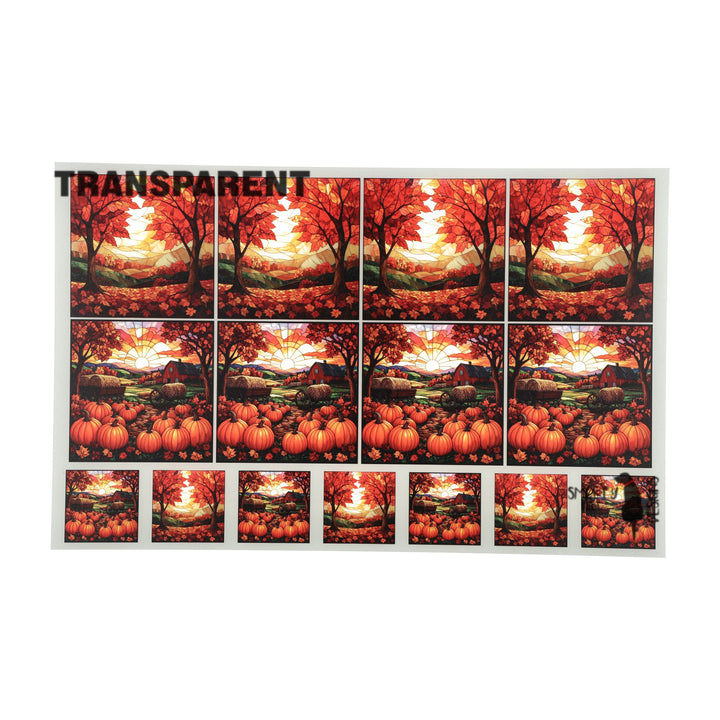 PatternPly® Transparent Autumn Hills 2 sizes