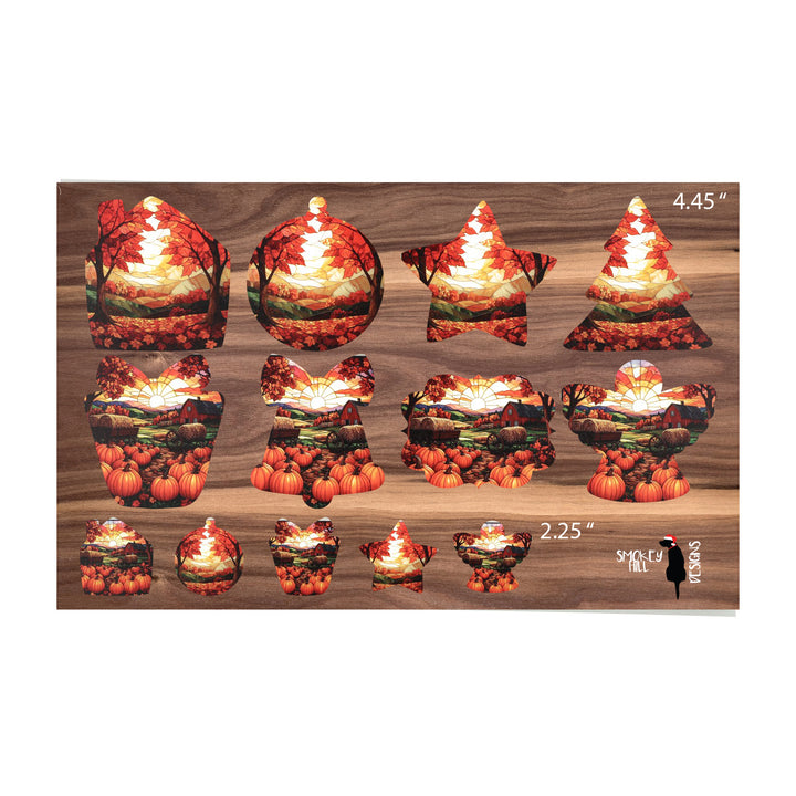 PatternPly® Transparent Autumn Hills 2 sizes