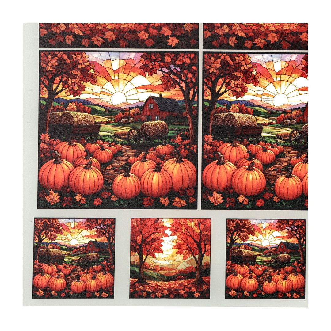 PatternPly® Transparent Autumn Hills 2 sizes