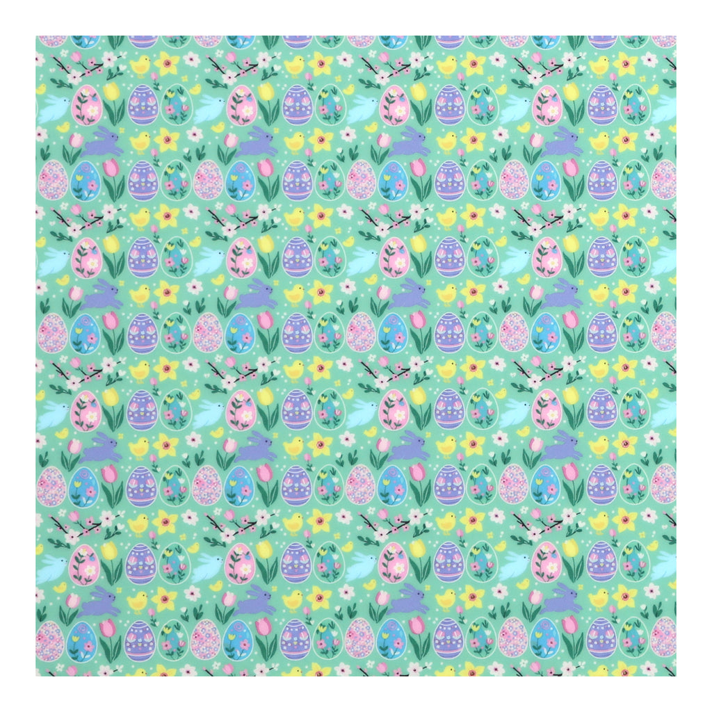 PatternPly® Full Coverage Bunnies in the Garden sheet showing the pattern