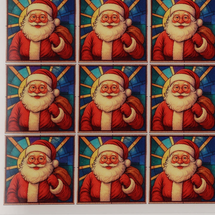 PatternPly® Transparent Santa Claus Extra Small