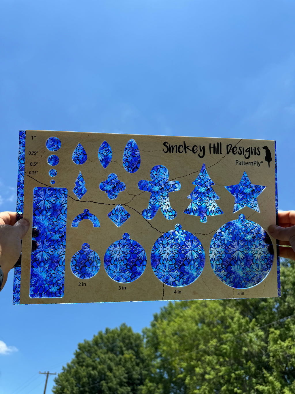 PatternPly® Transparent Melting Snowflakes product photo 2