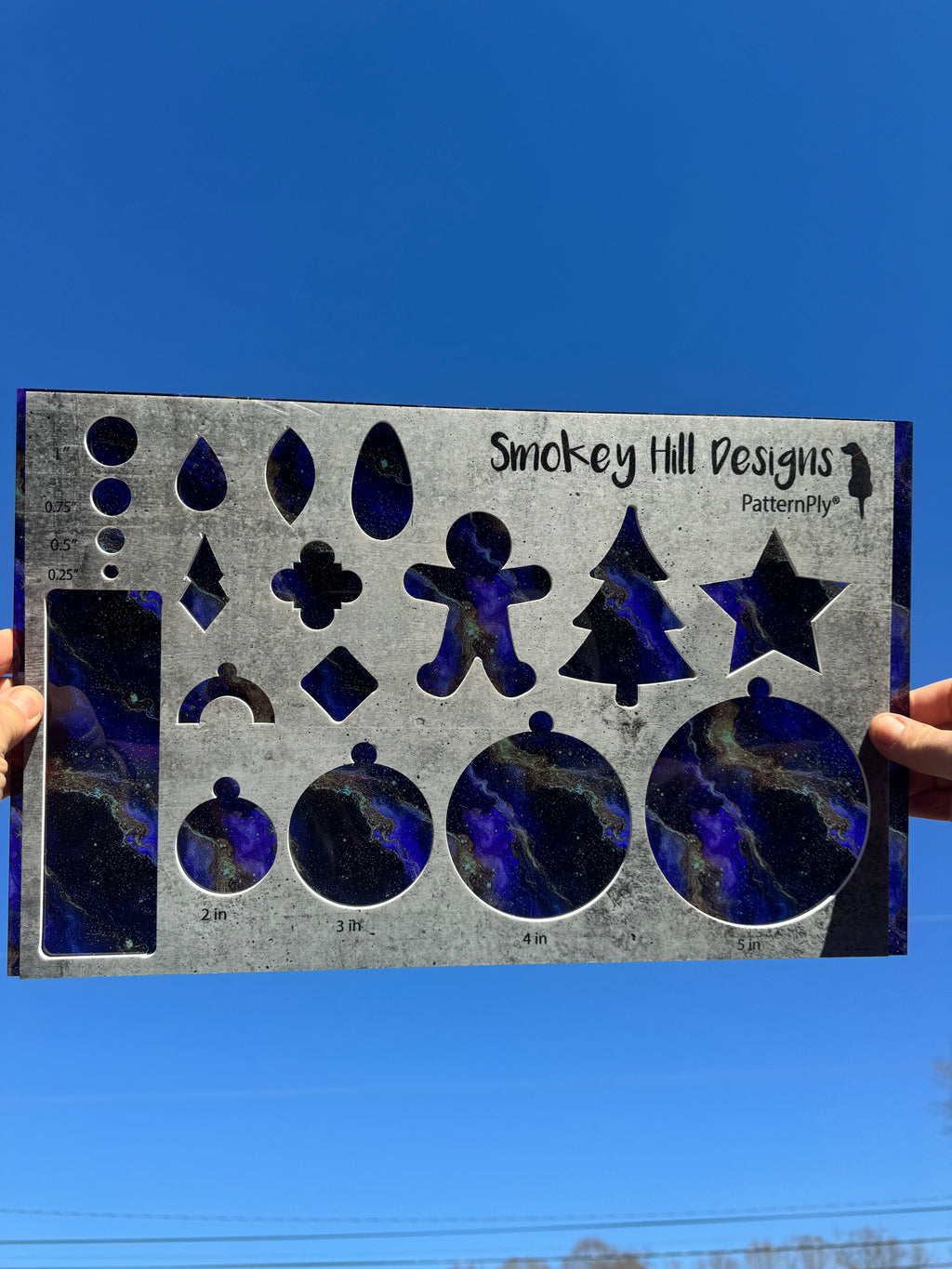 PatternPly® Transparent Cosmic Ink LARGE product photo 2