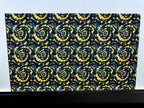 PatternPly® Transparent Gold and Black Tie Dye sheet showing the pattern