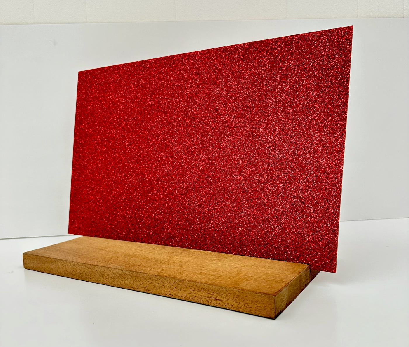 1/8" Red Glitter Acrylic (per sheet)