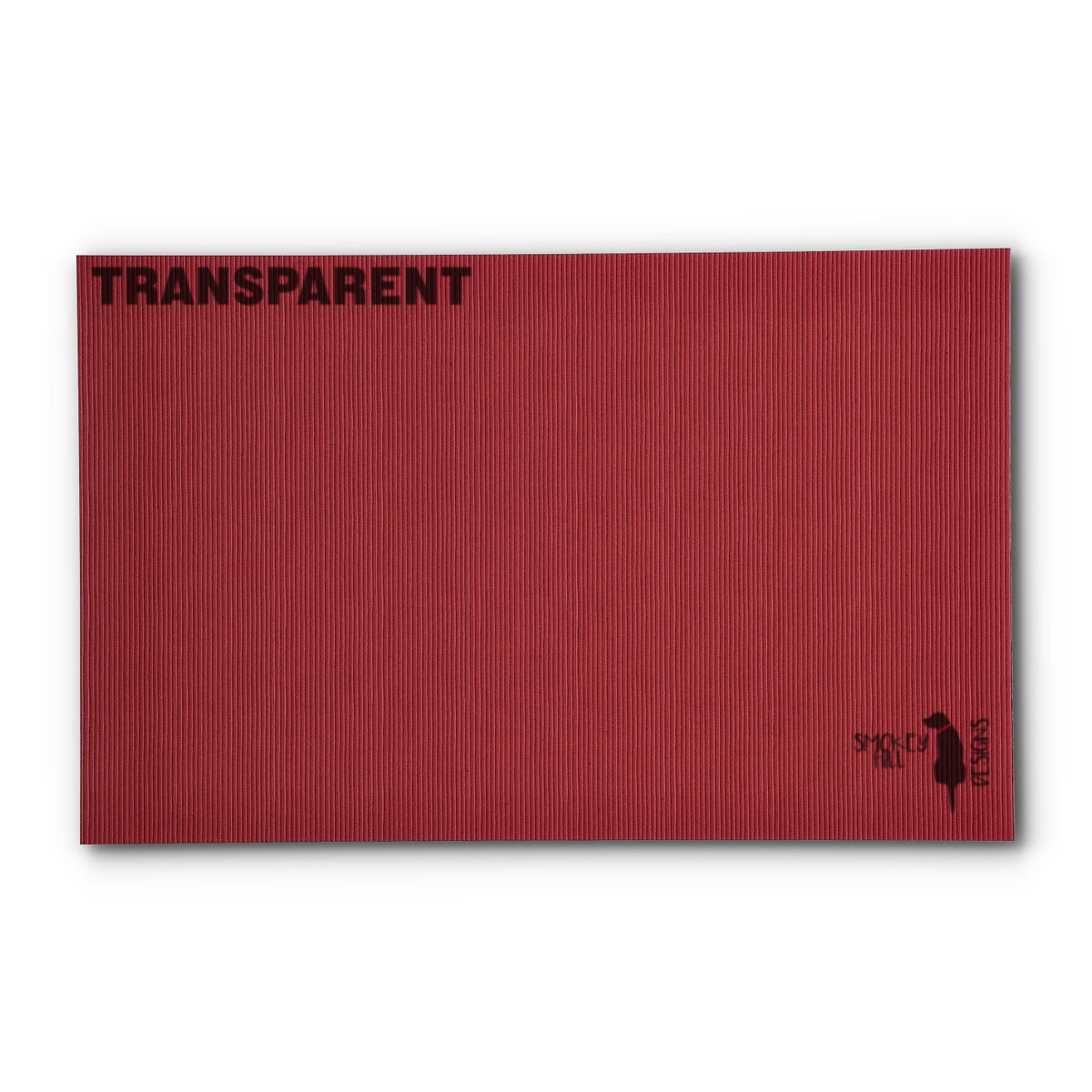 PatternPly® Transparent Corduroy Dusty Pink sheet showing the pattern