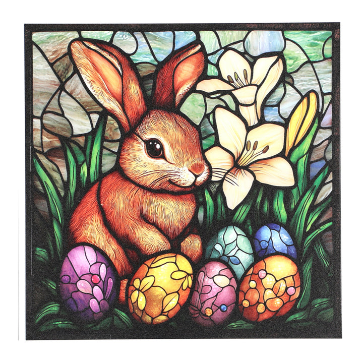 PatternPly® Transparent Stained Glass Easter Animals Large