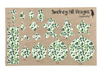 PatternPly® Full Coverage Green Watercolor Leaves product photo 3