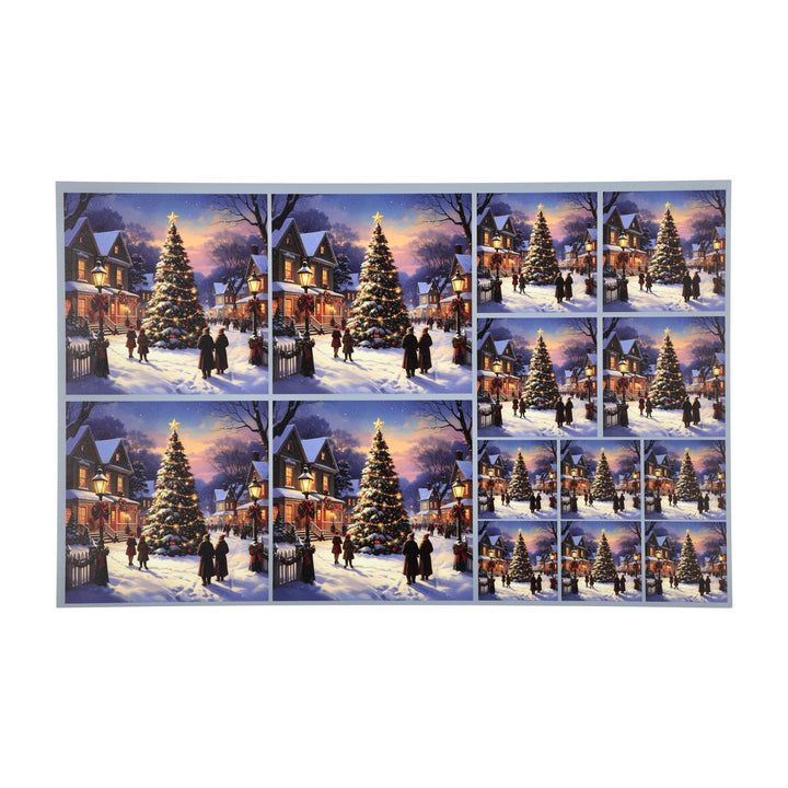 PatternPly® Full Coverage Americana Christmas Tree 3 sizes
