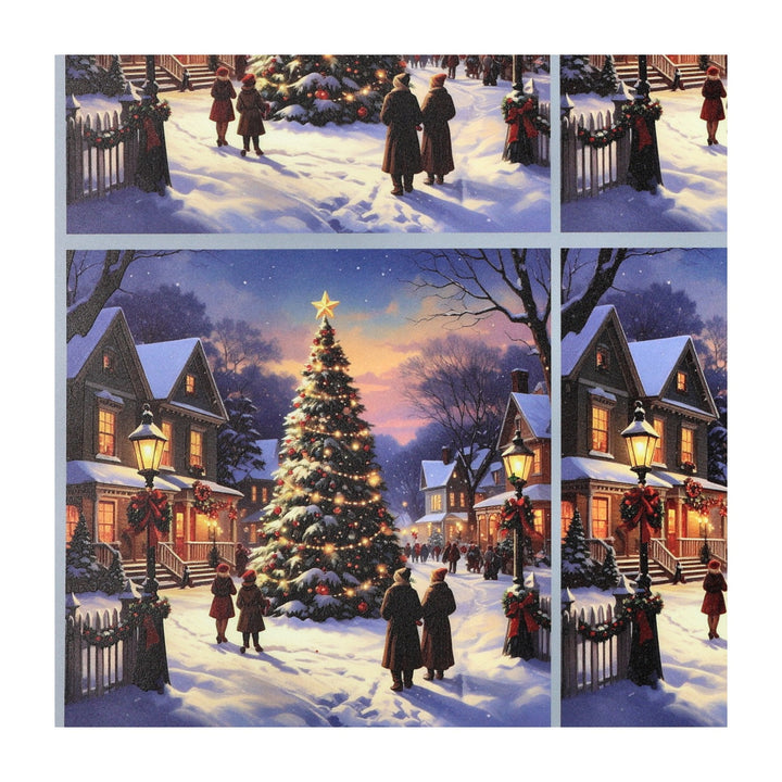 PatternPly® Full Coverage Americana Christmas Tree 3 sizes