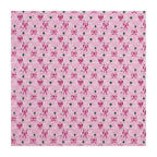 PatternPly® Full Coverage Pastel Pink Bows and Pine White sheet showing the pattern