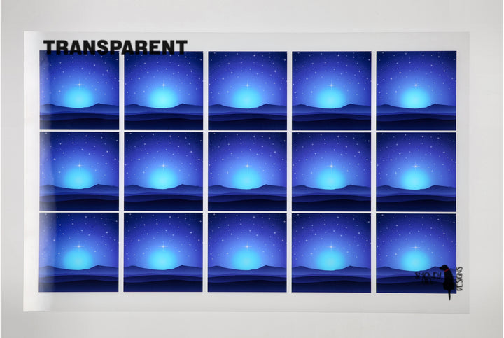 PatternPly® Transparent Nativity Night Sky Small