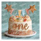 PatternPly® Transparent 1st Birthday sheet showing the pattern
