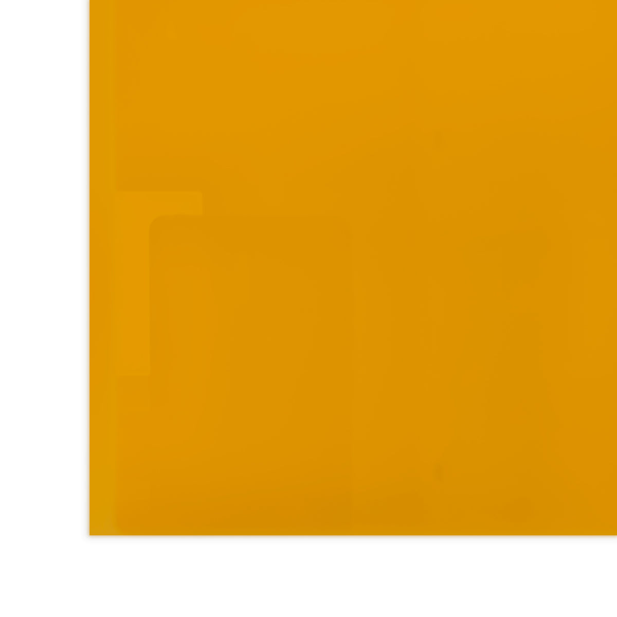 1/8" Golden Yellow - Gloss / Gloss