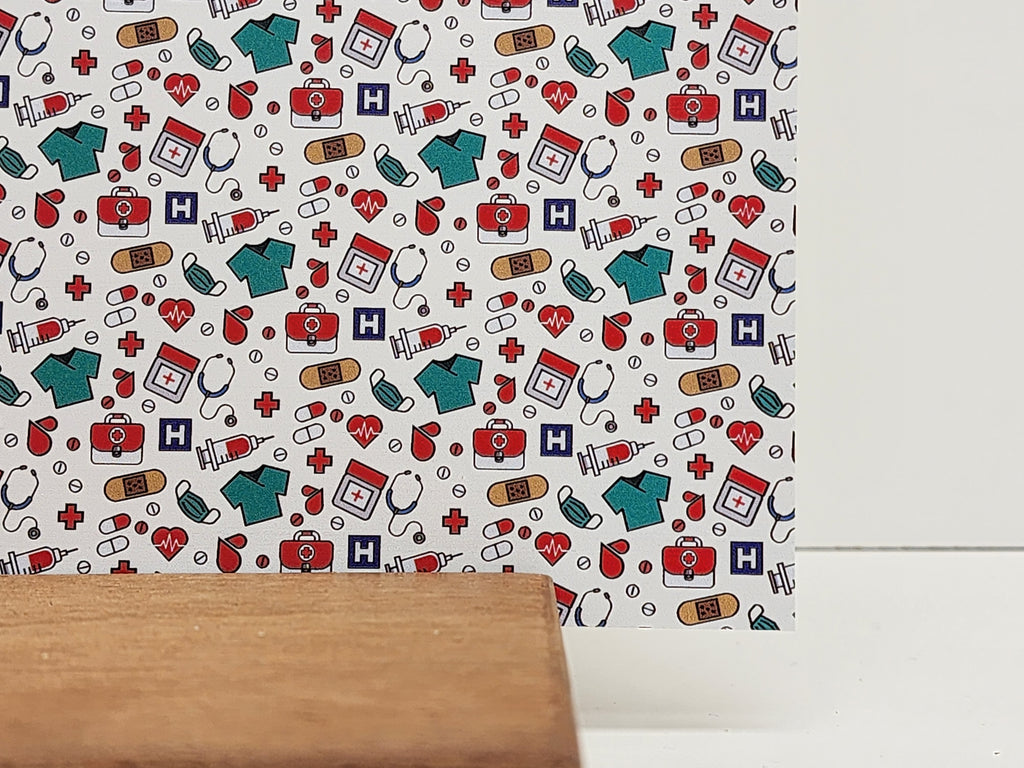 PatternPly® Full Coverage Hospital Worker sheet showing the pattern