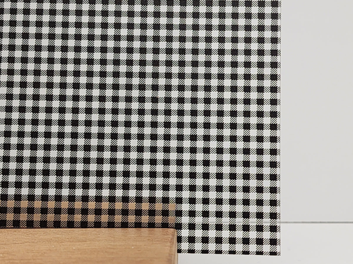 PatternPly® Scattered Micro Buffalo Plaid sheet showing the pattern