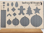 PatternPly® Scattered 70s Floral Grayscale product photo 2