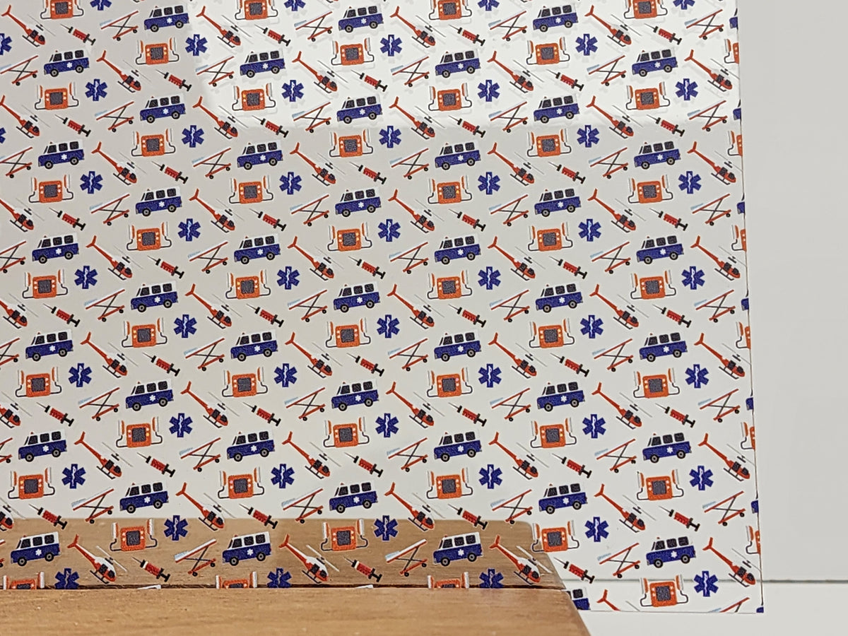 PatternPly® Scattered EMS sheet showing the pattern