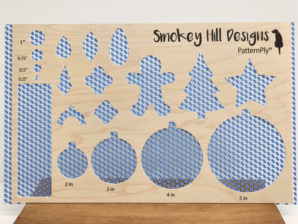 PatternPly® Scattered Light and Dark Blue Footballs product photo 2