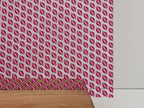 PatternPly® Scattered Pink and White Footballs sheet showing the pattern