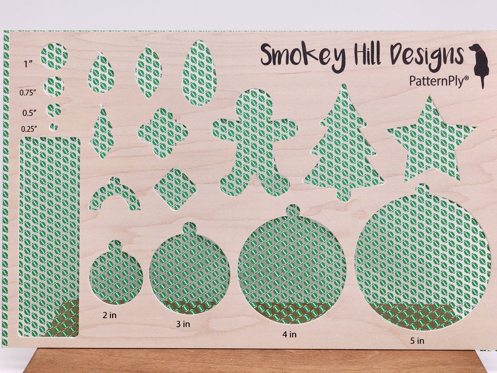 PatternPly® Scattered Green and White Footballs product photo 3