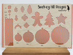 PatternPly® Scattered Orange and Blue Footballs product photo 2