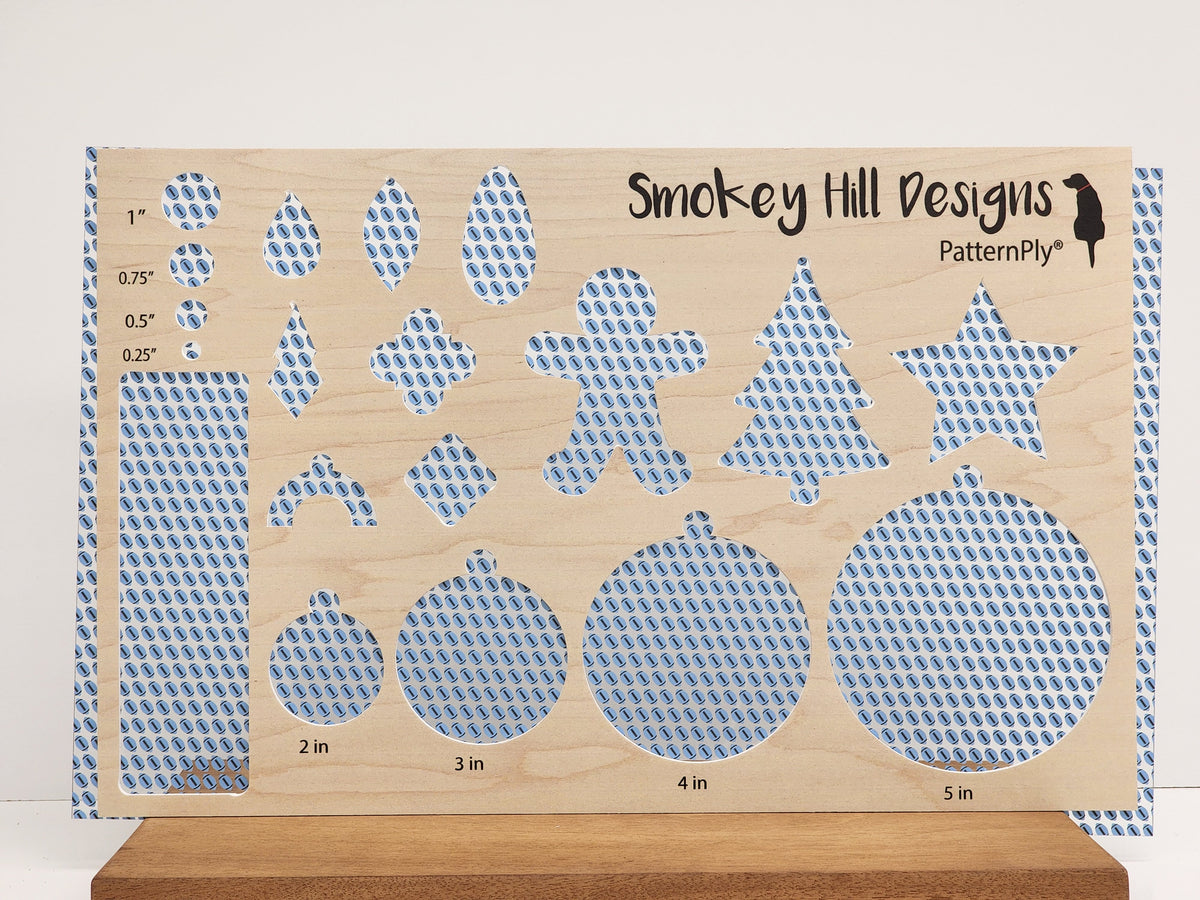 PatternPly® Scattered Light Blue and Black Footballs product photo 2