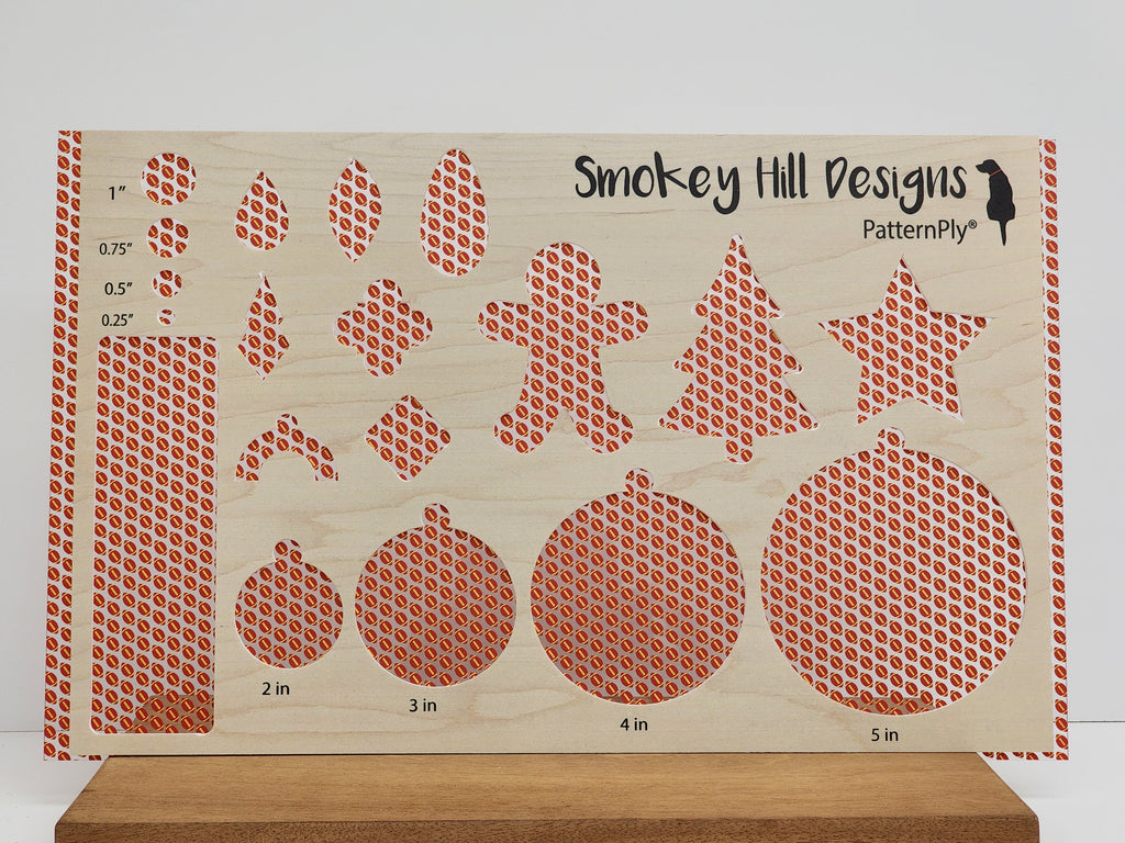 PatternPly® Scattered Red and Yellow Footballs product photo 2