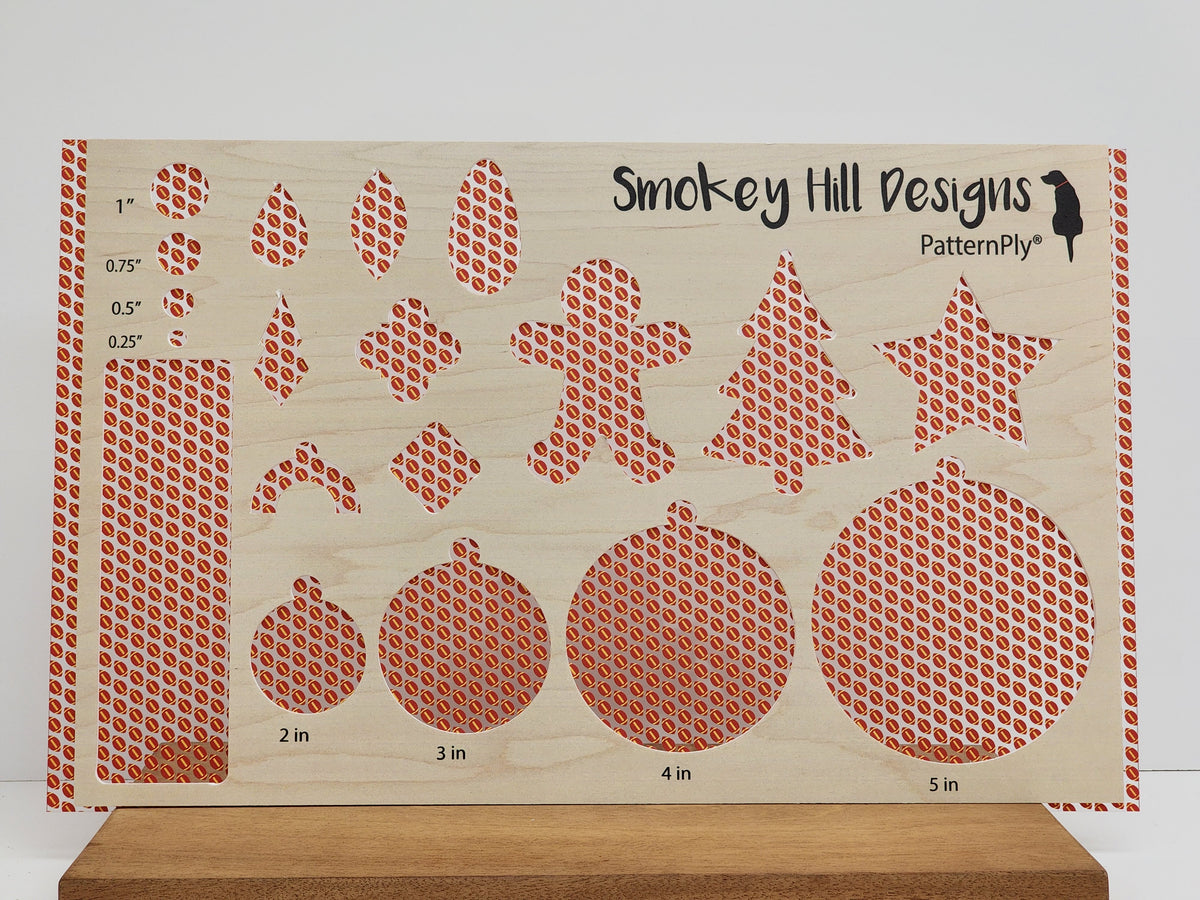PatternPly® Scattered Red and Yellow Footballs product photo 2