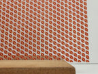 PatternPly® Scattered Red and Yellow Footballs sheet showing the pattern