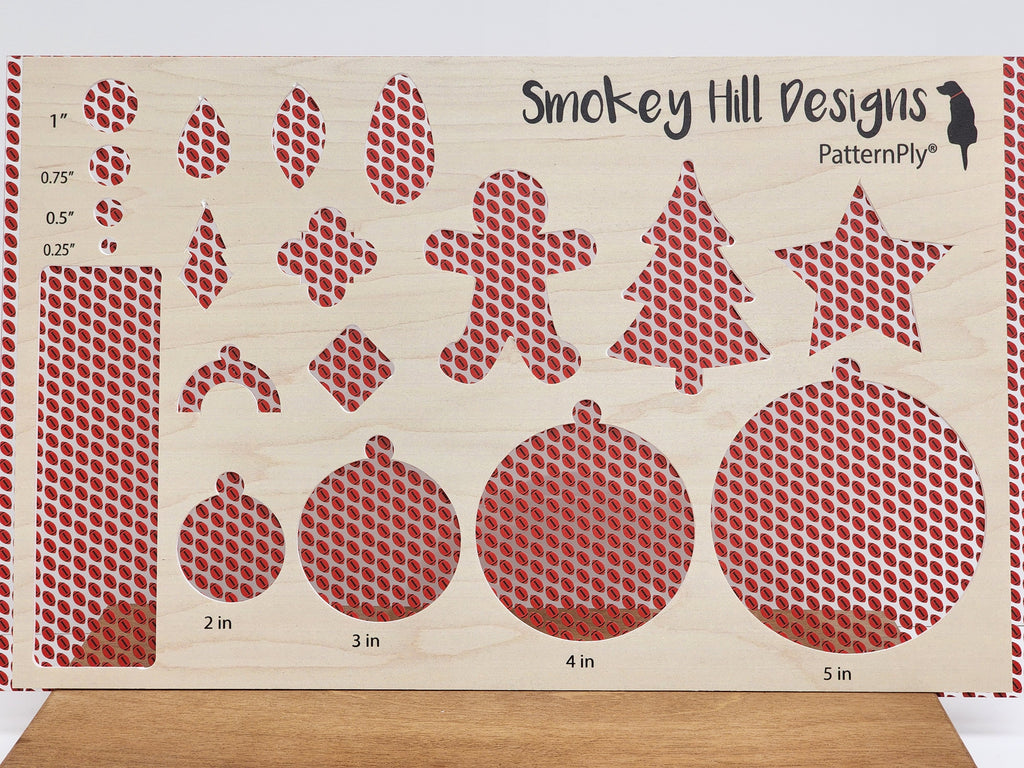PatternPly® Scattered Red and Black Footballs product photo 2