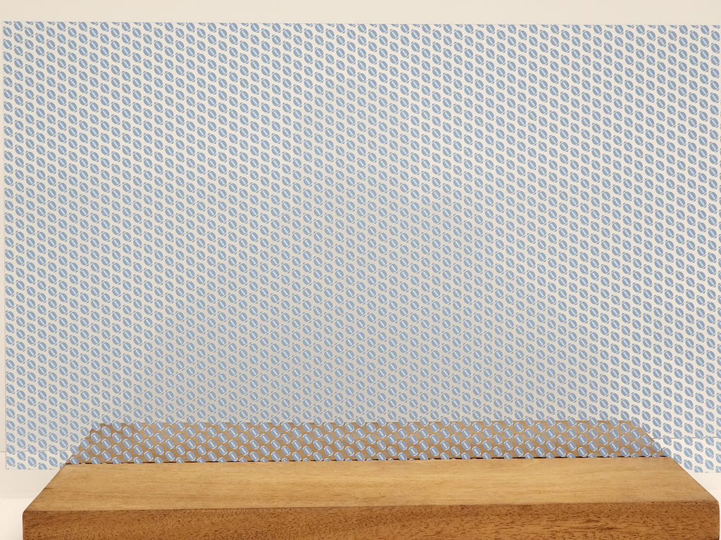 PatternPly® Scattered Light Blue and White Footballs product photo 3