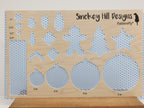 PatternPly® Scattered Light Blue and White Footballs product photo 2