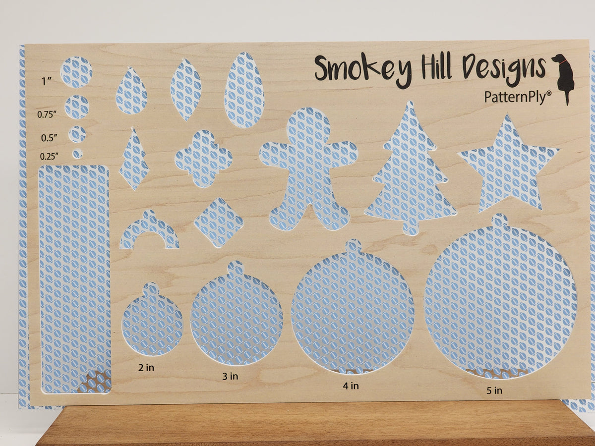 PatternPly® Scattered Light Blue and White Footballs product photo 2