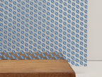 PatternPly® Scattered Light Blue and White Footballs sheet showing the pattern