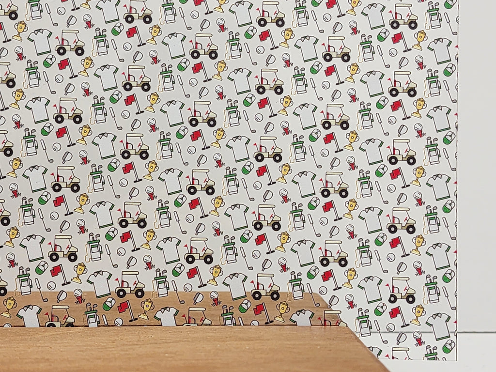PatternPly® Scattered Golf Icons sheet showing the pattern