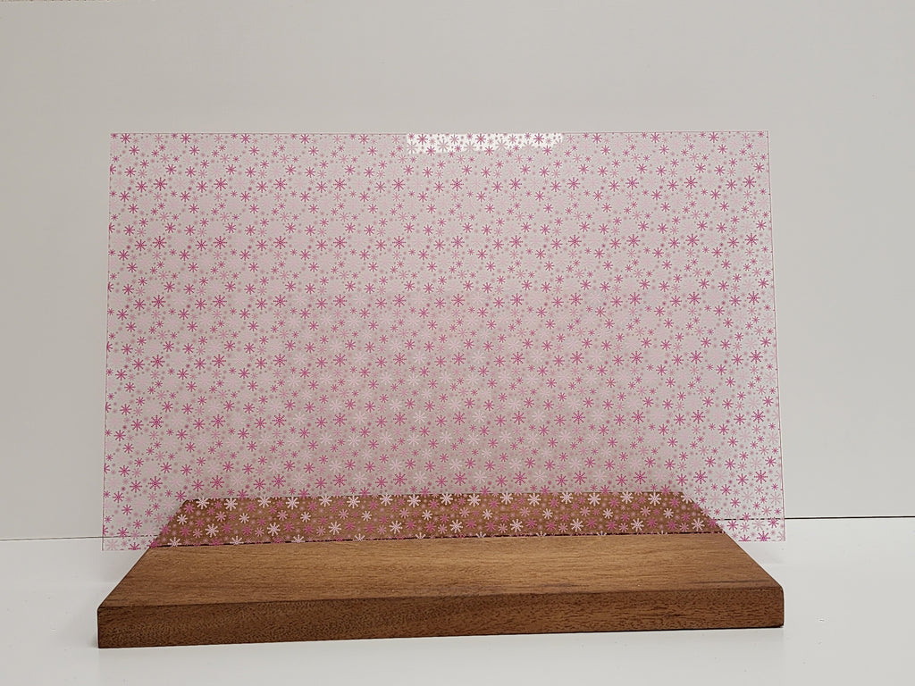 PatternPly® Scattered Pink Snowflakes product photo 3